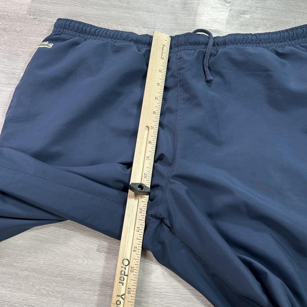Lacoste Sport Track Pants Mens XL Blue Elastic Waist Zip Hem Athletic 5271-PE - Picture 11 of 16